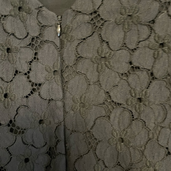 diane von furstenberg black lace flower dress - Picture 5 of 5